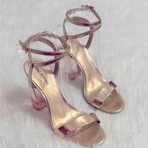 Rose Gold CALL IT SPRING Heels